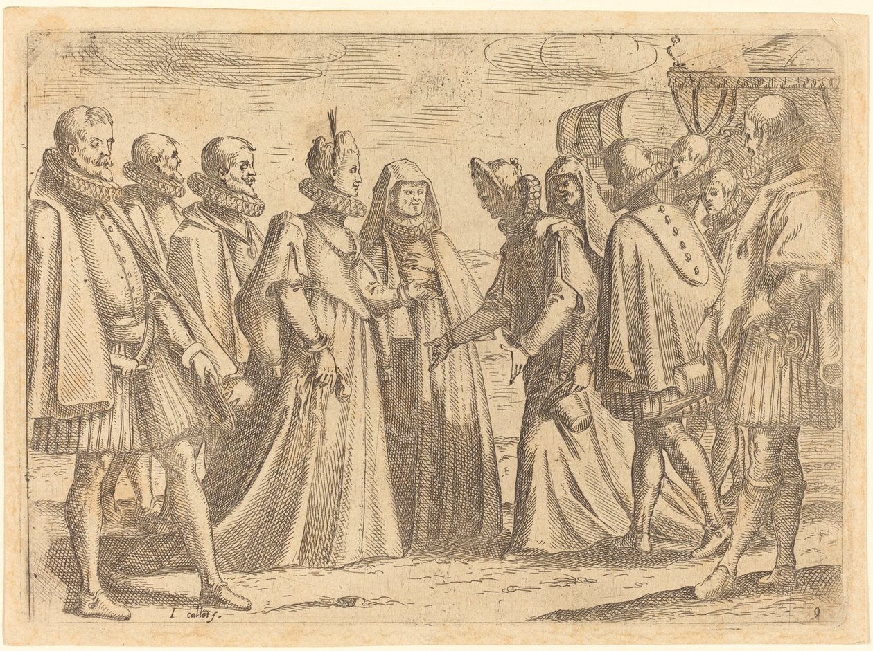 Recepción en Mantua de Jacques Callot