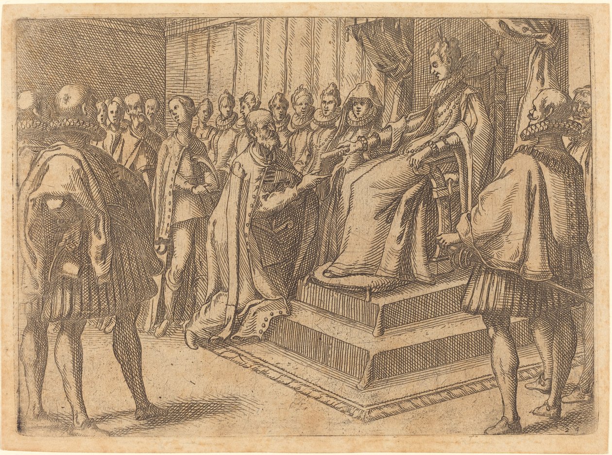 Recepción del Enviado de Polonia de Jacques Callot