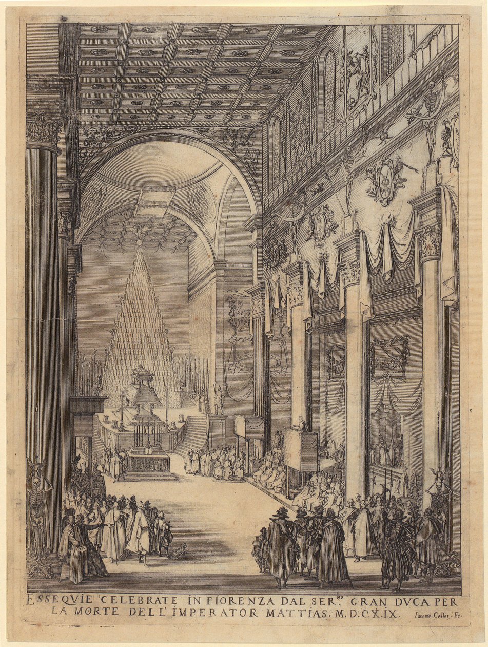 Réquiem en honor del emperador Matías de Jacques Callot