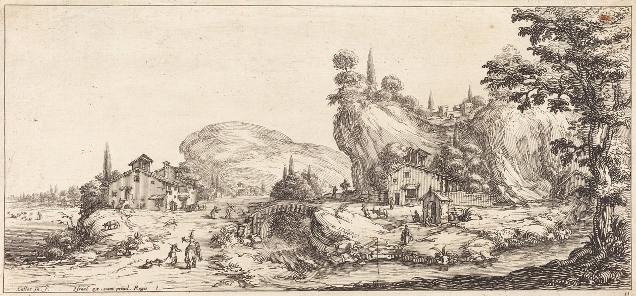 Regreso a casa de la caza de Jacques Callot