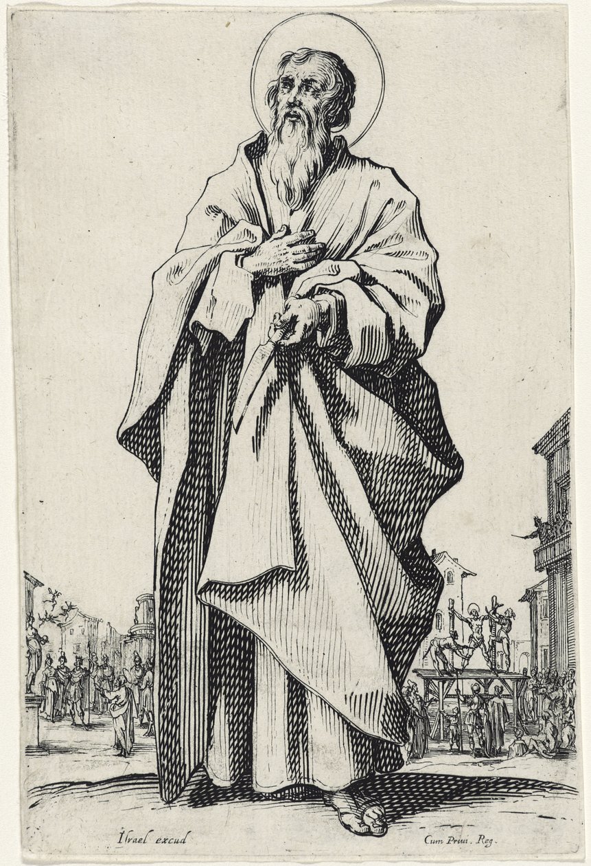 San Bartolomé de Les Grands Apôtres, 1631 de Jacques Callot