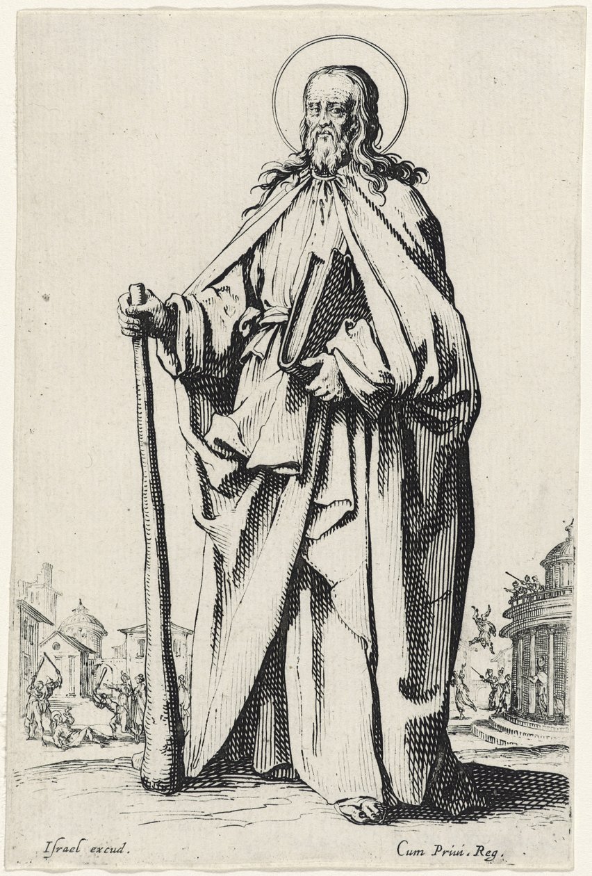 Santiago el Menor de Les Grands Apôtres, 1631 de Jacques Callot