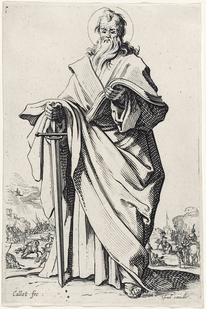 San Pablo de Les Grands Apôtres, 1631 de Jacques Callot