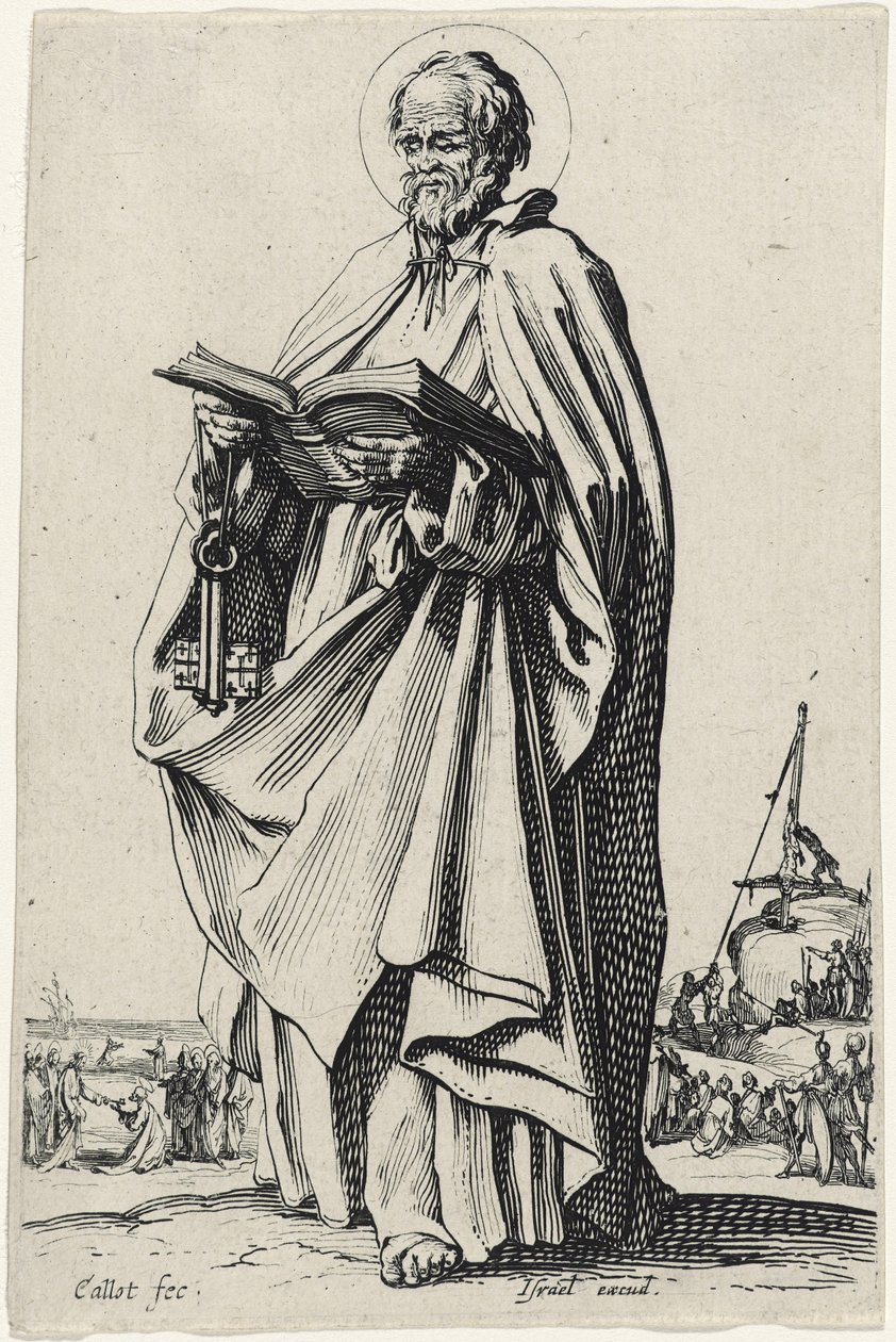 San Pedro de Les Grands Apôtres, 1631 de Jacques Callot