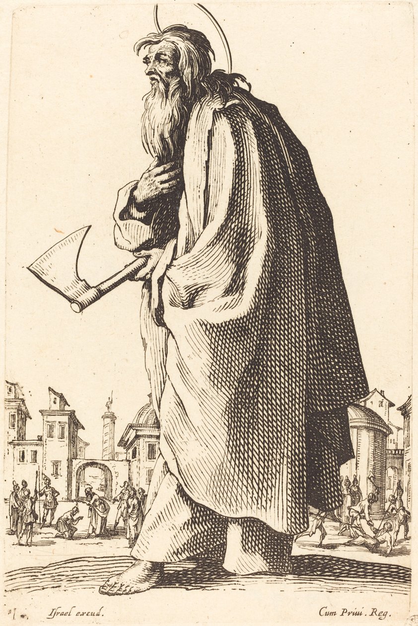 San Tadeo, publicado en 1631 de Jacques Callot