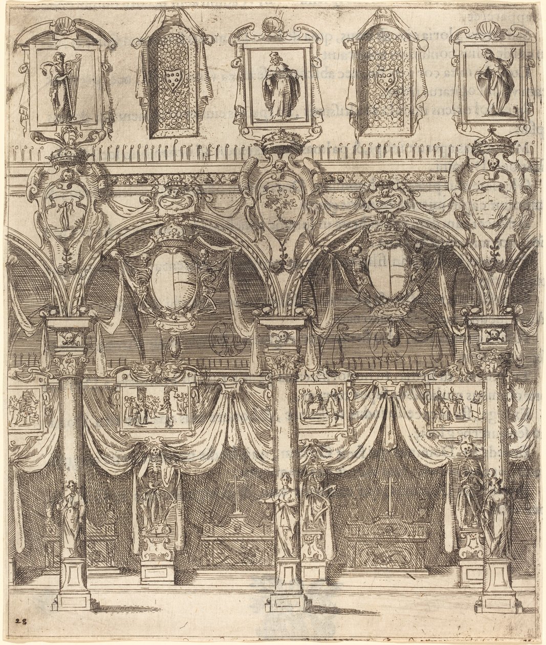 Nave Lateral de San Lorenzo, Florencia de Jacques Callot