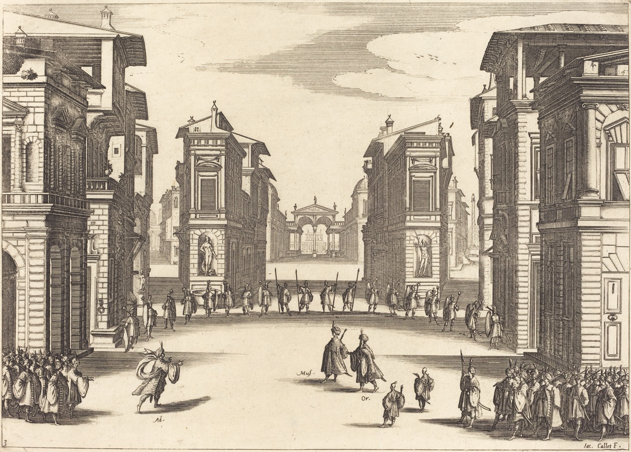 Solimano, Acto III de Jacques Callot