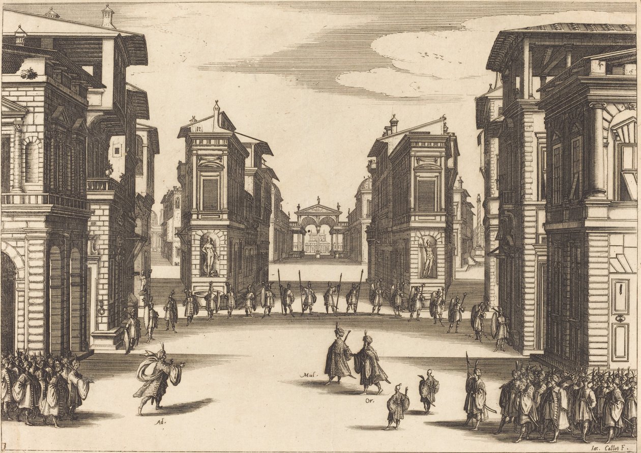 Solimano, Acto III de Jacques Callot
