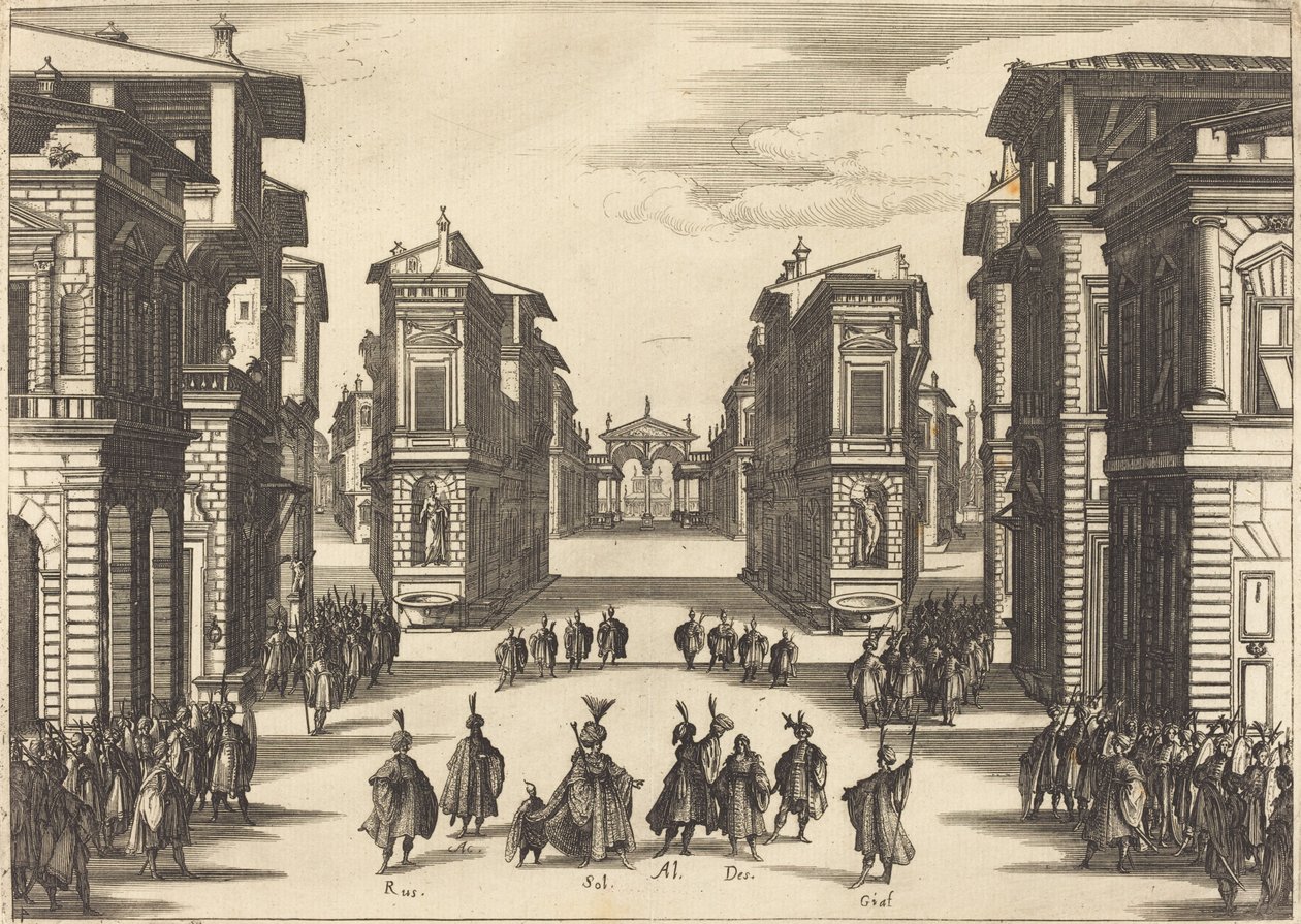 Solimano, Acto IV de Jacques Callot