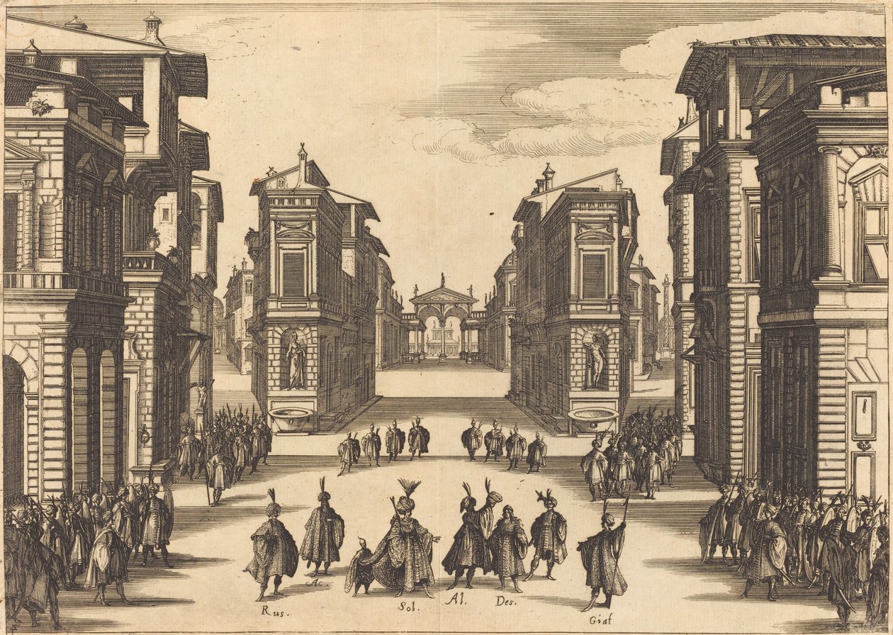 Solimano, Acto IV de Jacques Callot