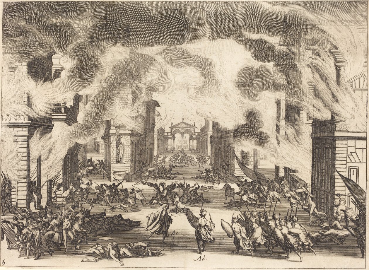 Solimano, Acto V de Jacques Callot