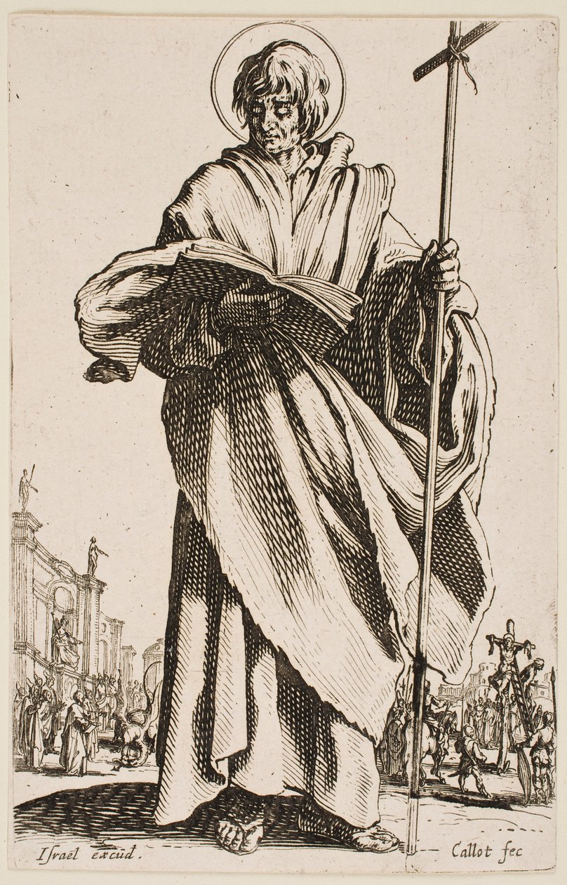 San Felipe, de la serie «Los grandes apóstoles» de Jacques Callot
