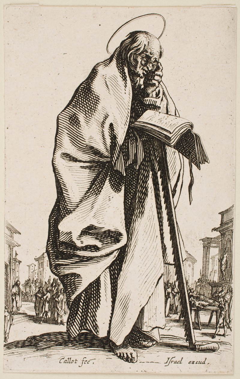 San Simón, de la serie «Los apóstoles grandes» de Jacques Callot