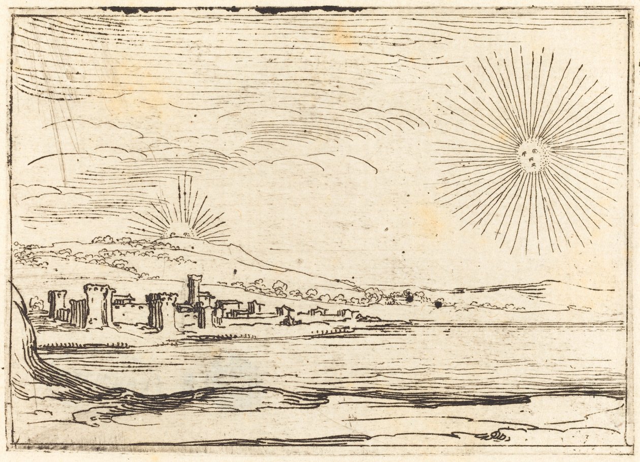 Amanecer, 1628 de Jacques Callot
