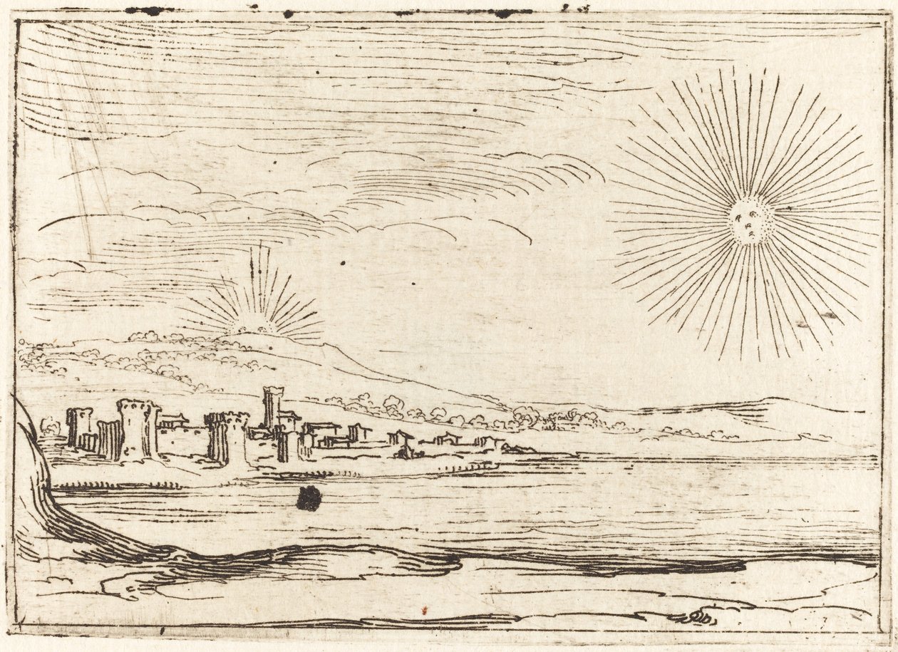 Sol naciente, 1628 de Jacques Callot