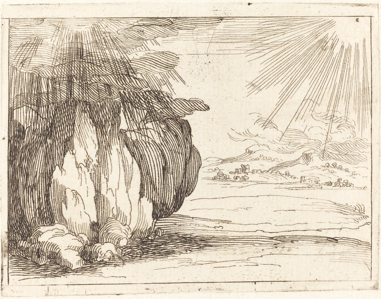 Sol y lluvia de Jacques Callot