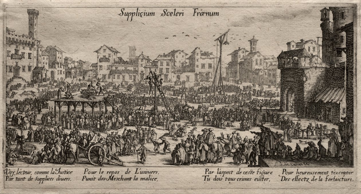 El castigo, un freno para el crimen (Los castigos) de Jacques Callot