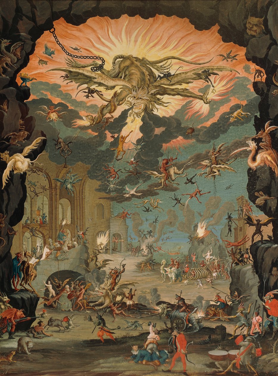 Tentación de San Antonio, de Jacques Callot (1592-1635) de Jacques Callot