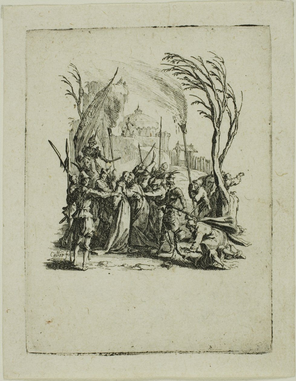 La traición, de La pequeña pasión de Jacques Callot