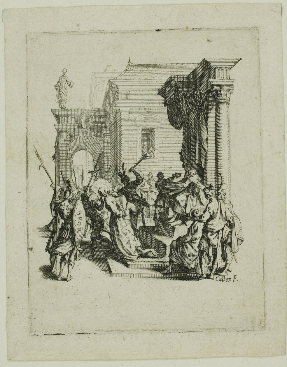 La condena a muerte, de La pequeña pasión de Jacques Callot