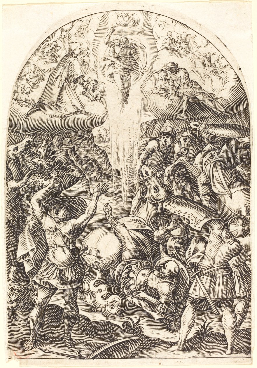 La Conversión de San Pablo de Jacques Callot