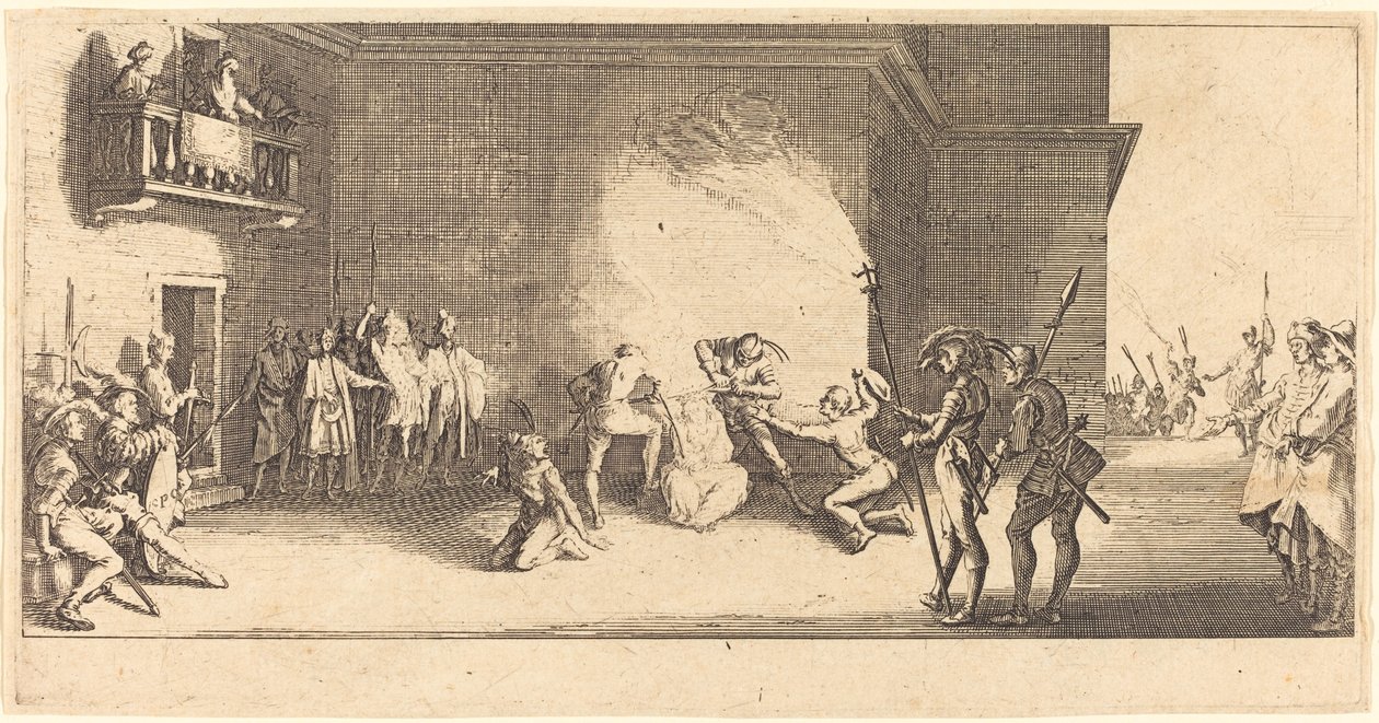 La coronación de espinas de Jacques Callot