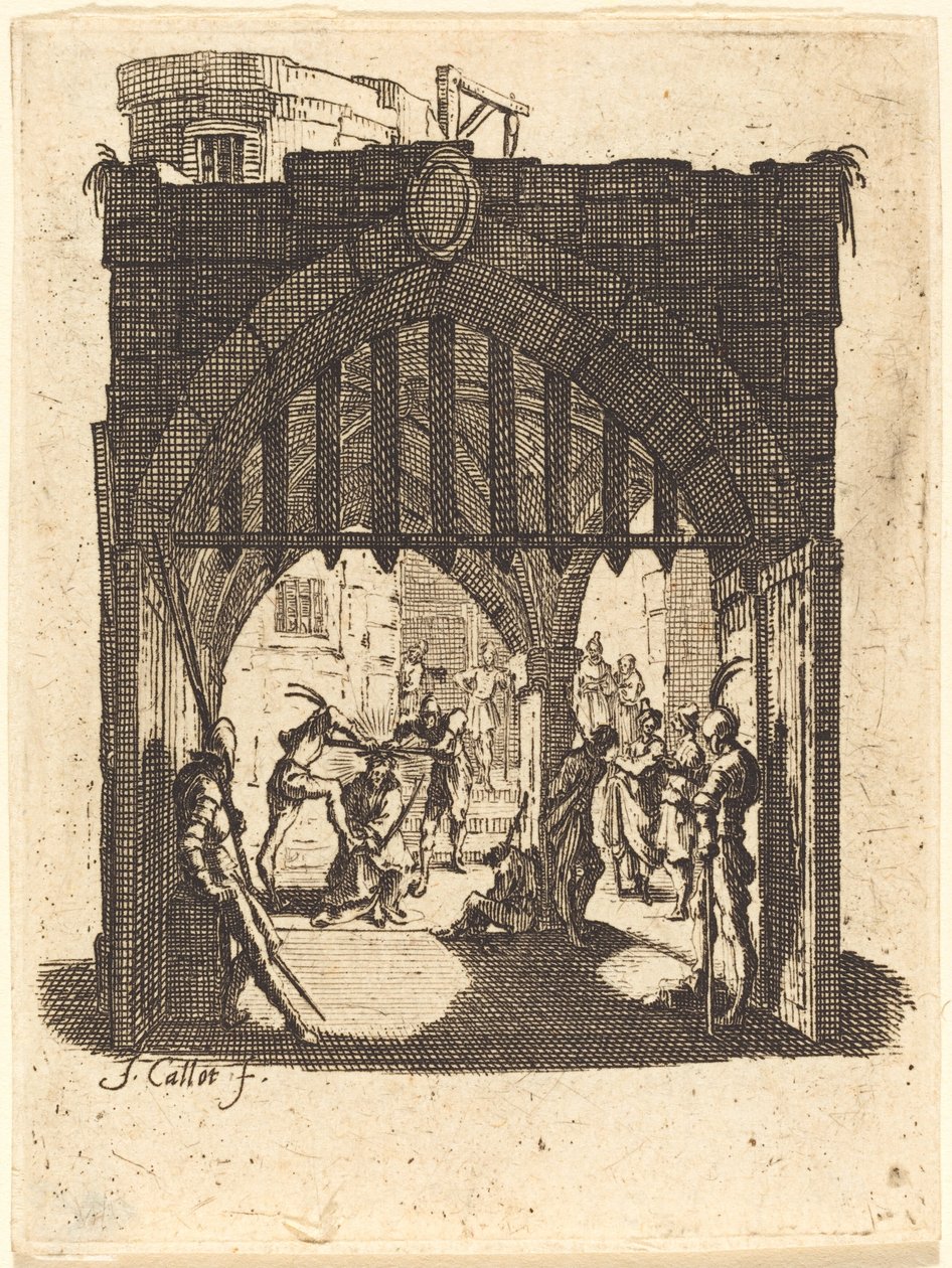 La coronación de espinas de Jacques Callot