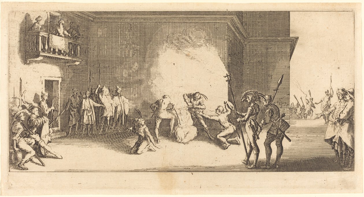 La coronación con espinas de Jacques Callot