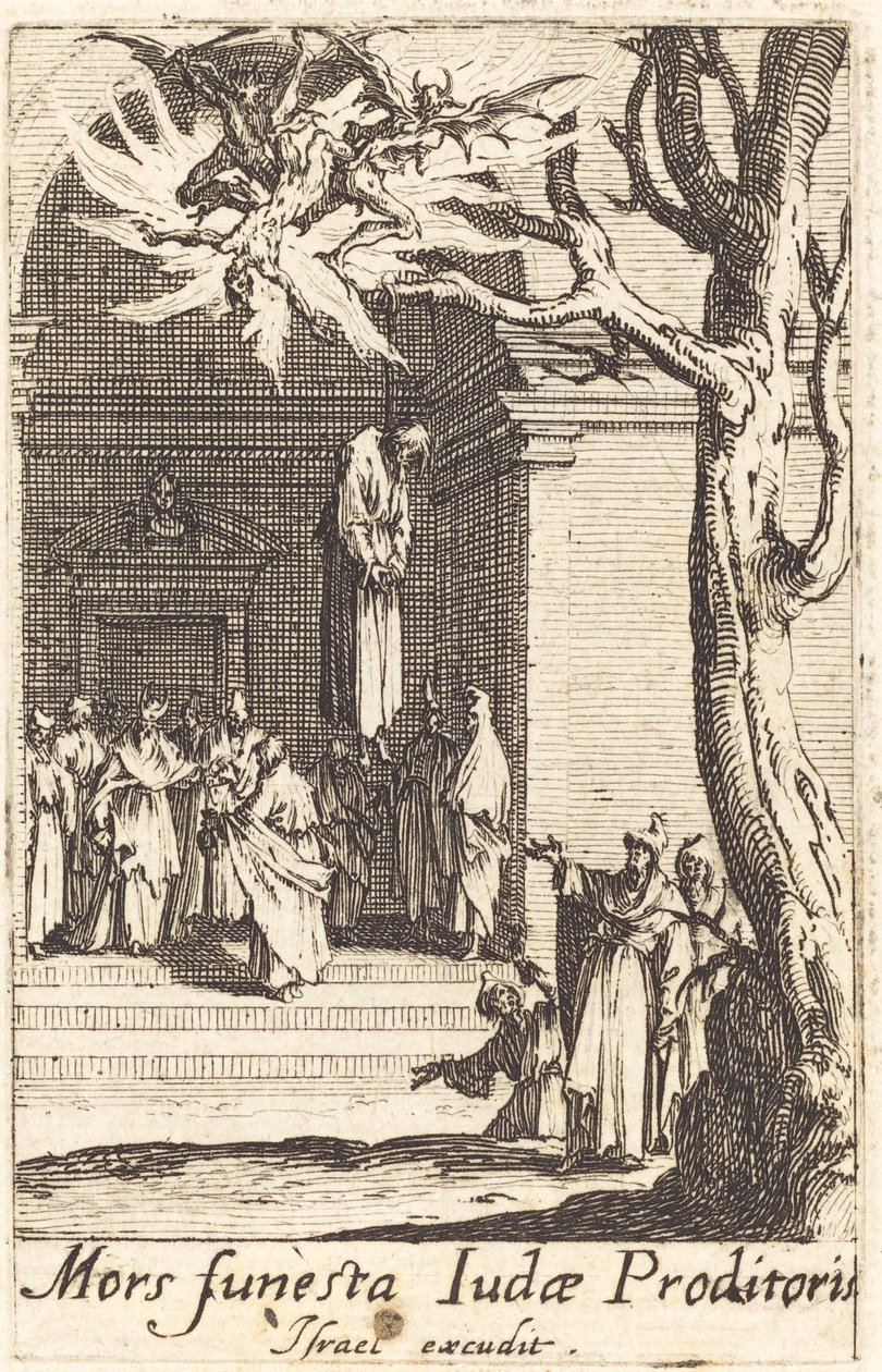 La muerte de Judas de Jacques Callot
