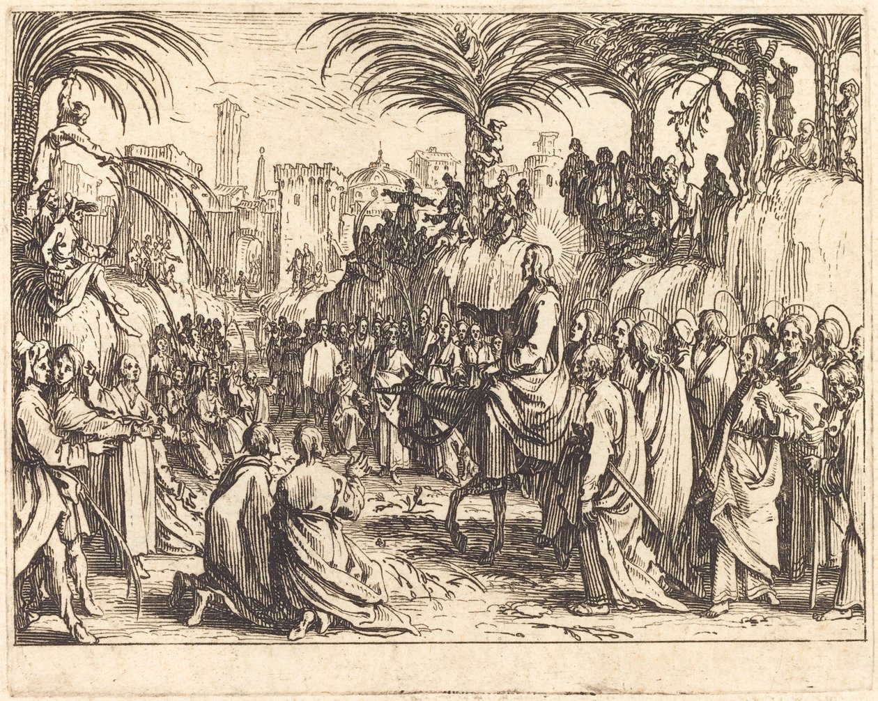 La entrada en Jerusalén de Jacques Callot