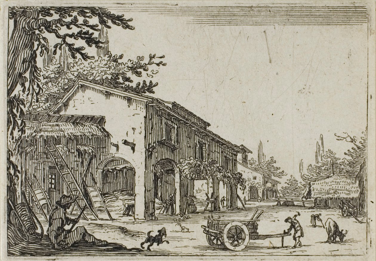 La fábrica, de Los Caprichos de Jacques Callot