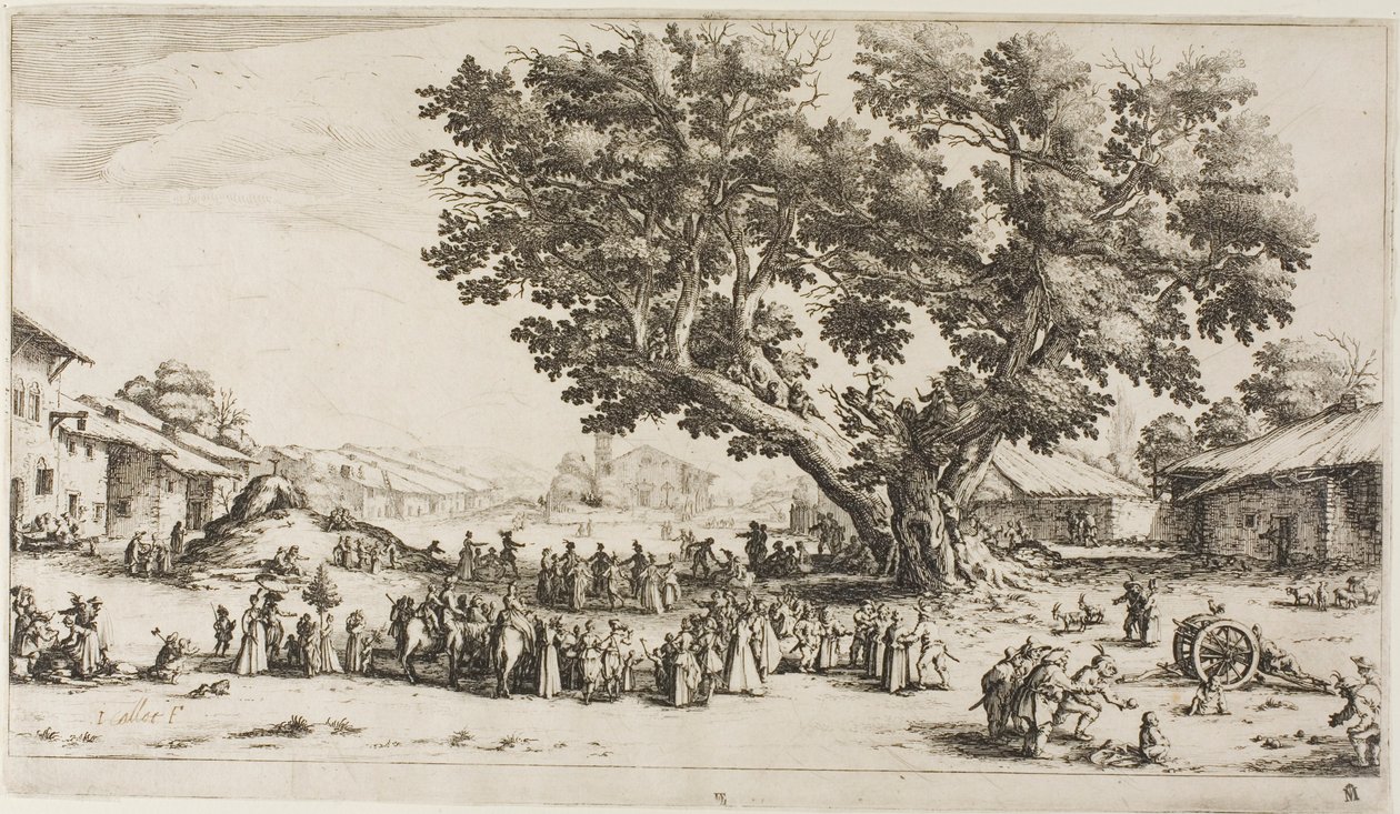 La feria en Gondreville de Jacques Callot