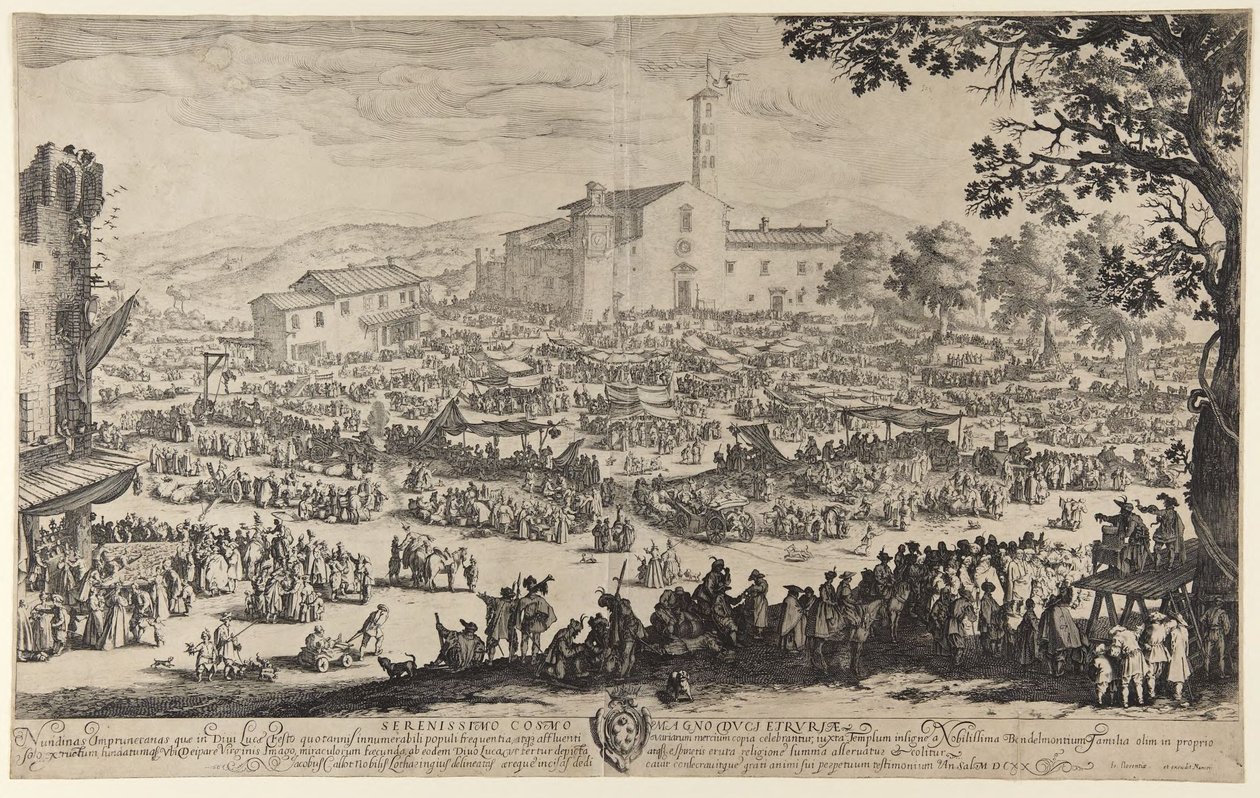 La feria de Impruneta de Jacques Callot