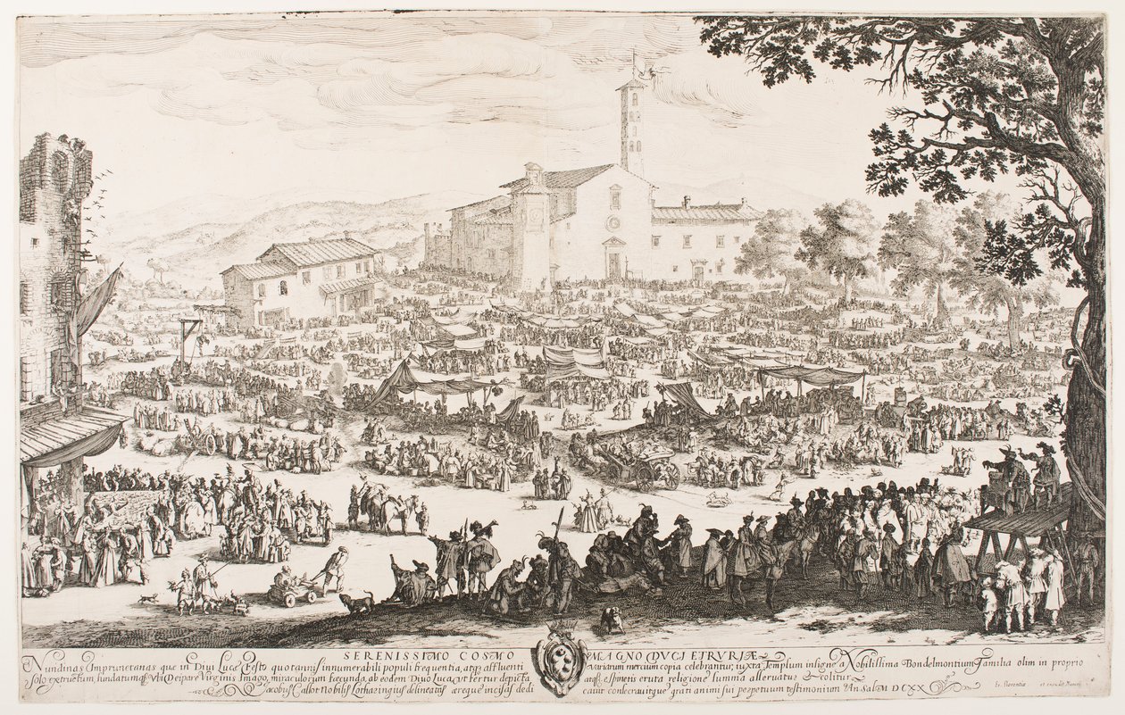 La feria de L’Impruneta de Jacques Callot