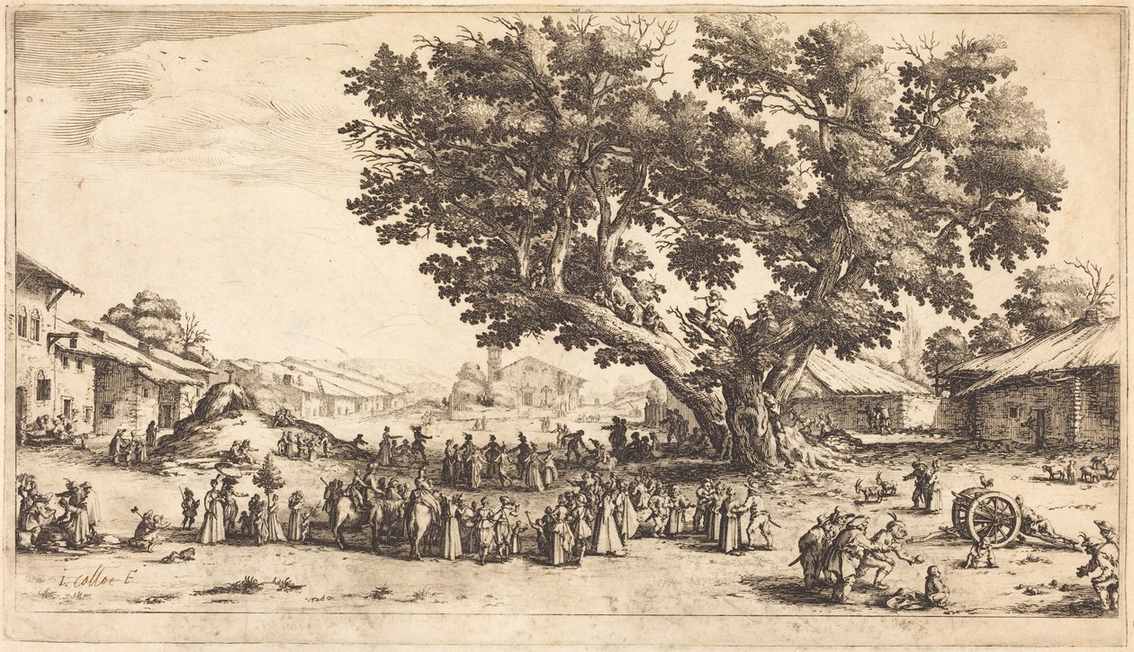 La feria de Xeuilley de Jacques Callot