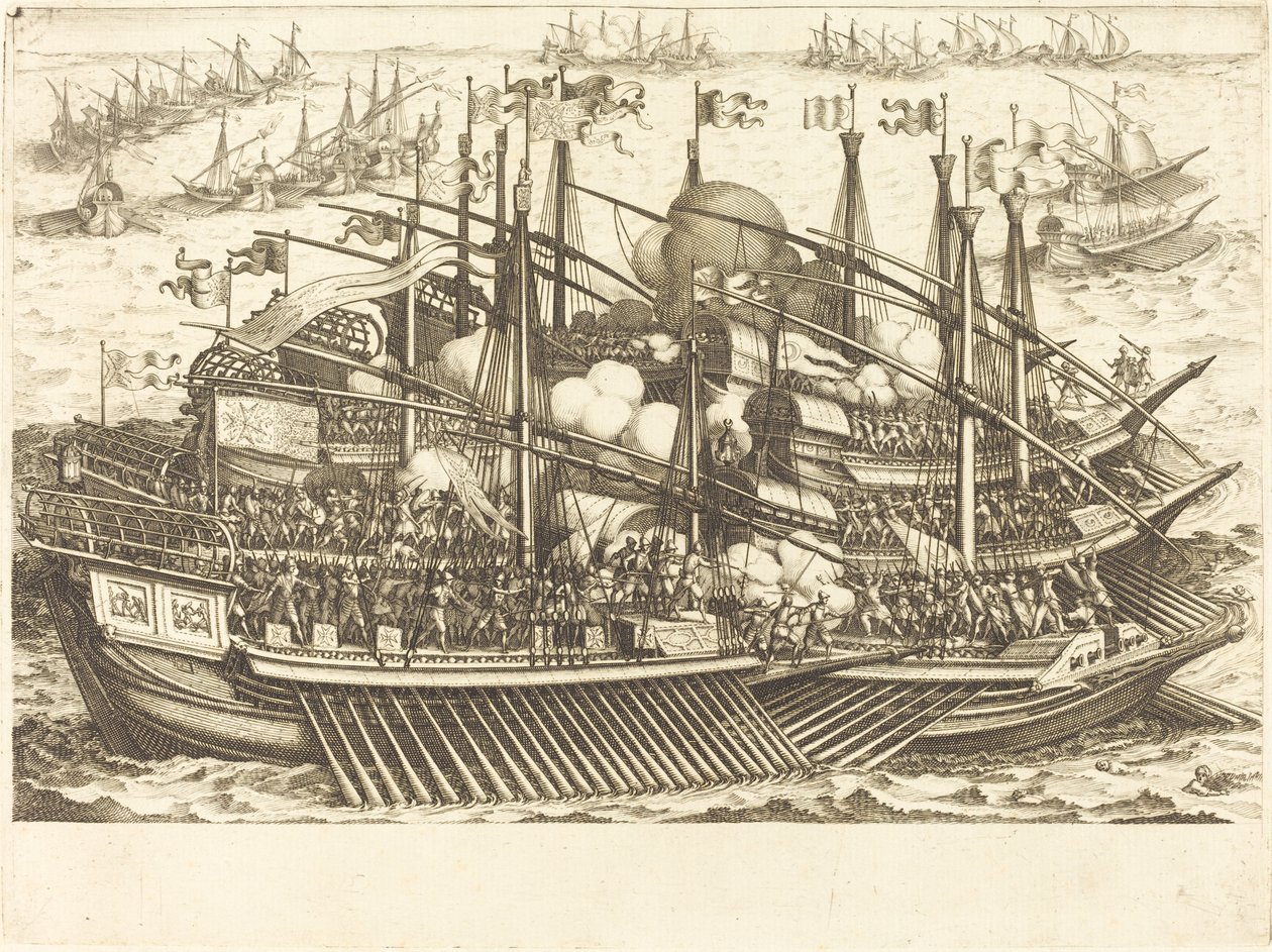 La primera batalla naval de Jacques Callot