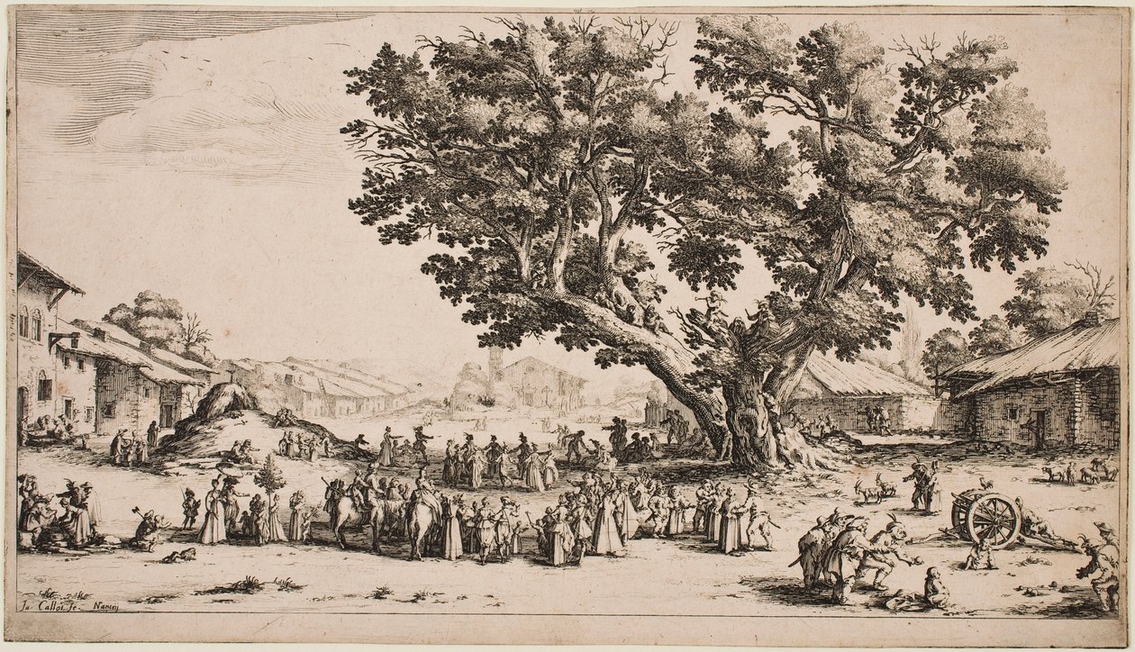 La feria de Gondreville de Jacques Callot