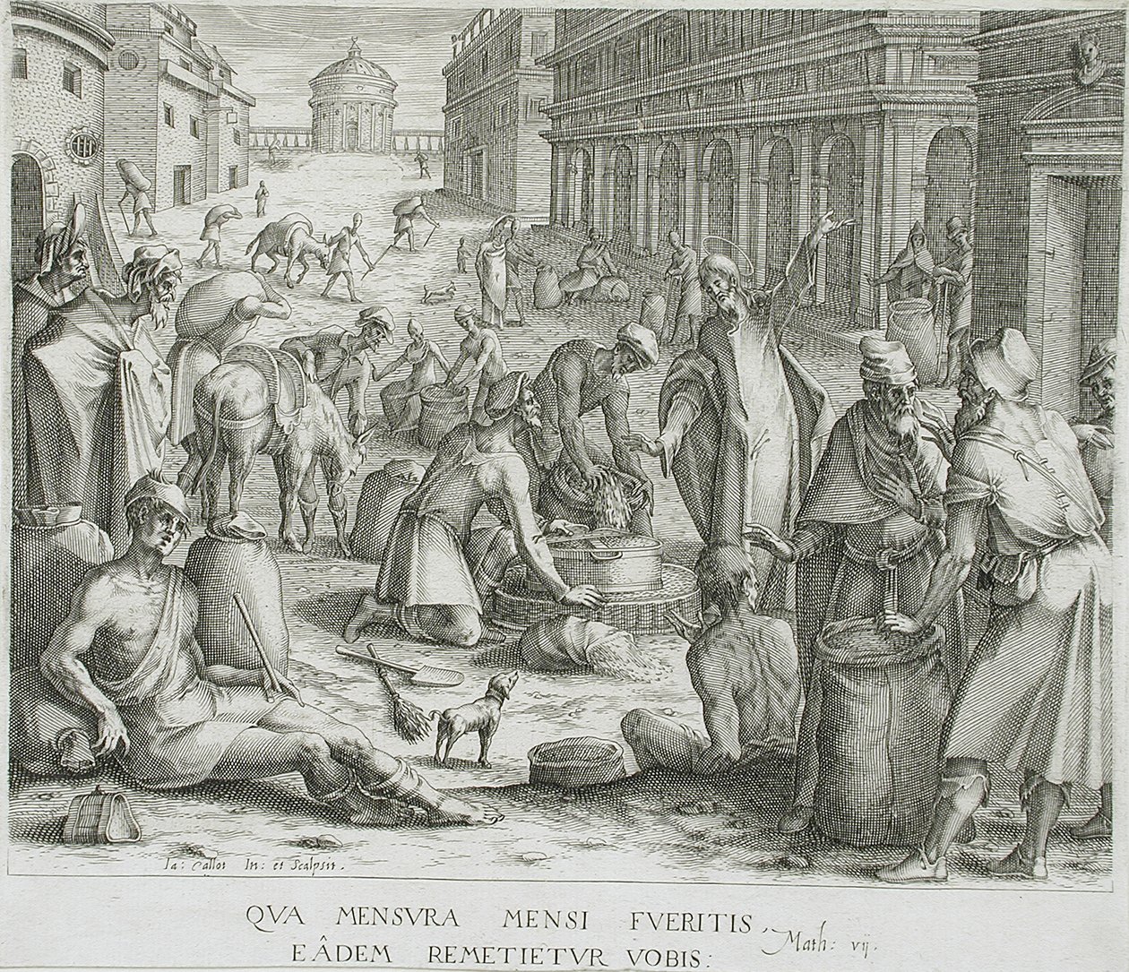 Las básculas para cereales de Jacques Callot
