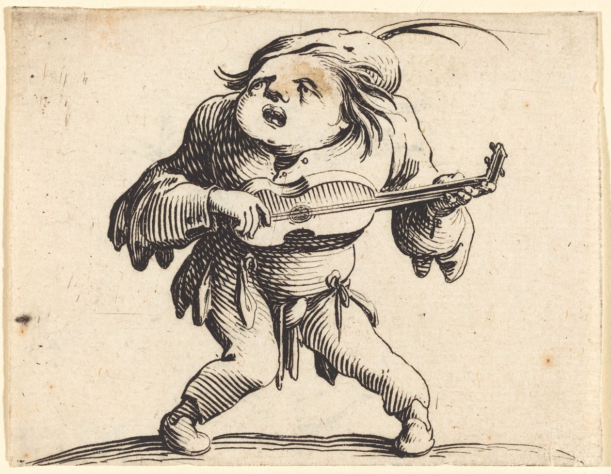 El guitarrista de Jacques Callot