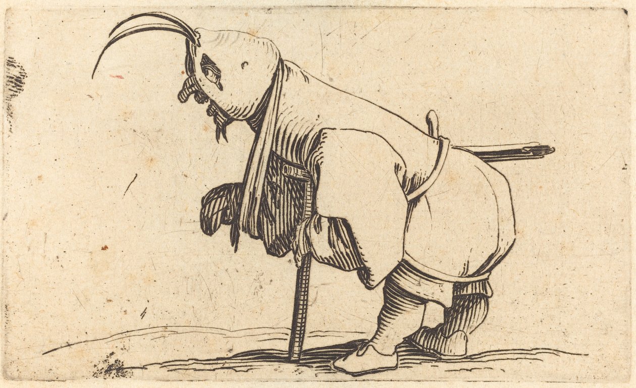 El lisiado encapuchado de Jacques Callot