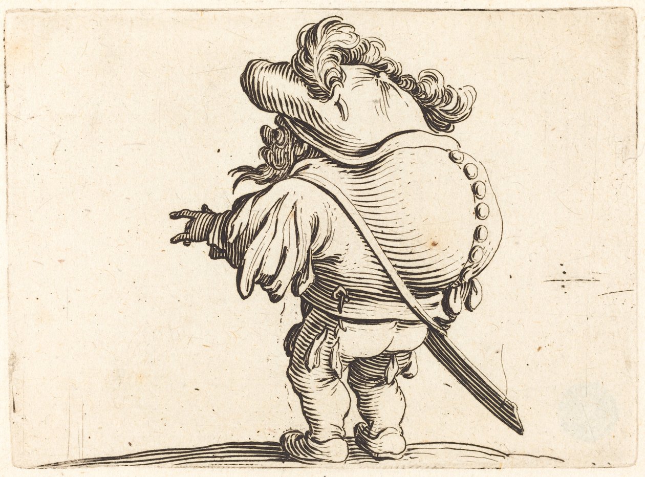 El jorobado con el sombrero emplumado de Jacques Callot