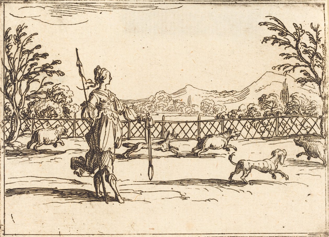 La cazadora de Jacques Callot