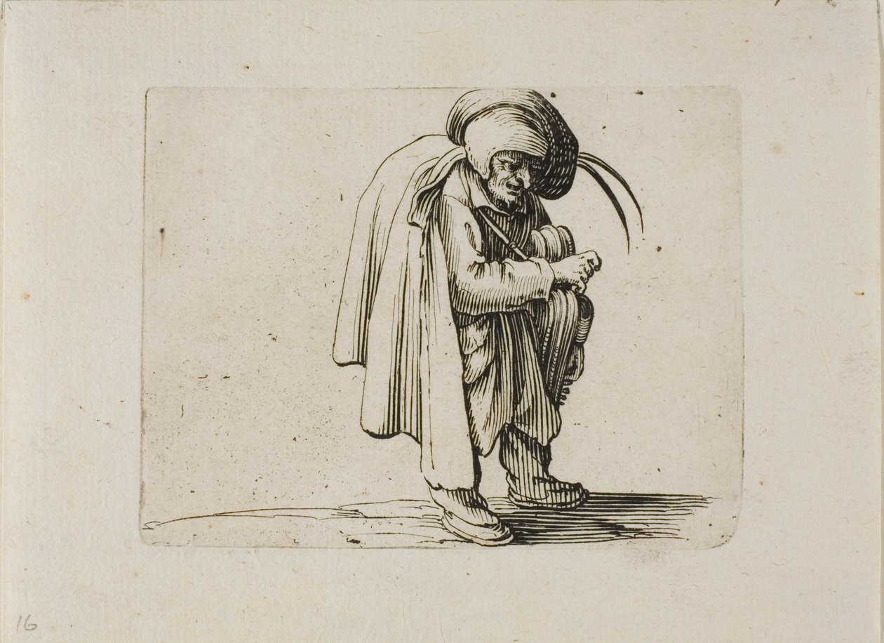 El tocador de zanfona, de Varie Figure Gobbi de Jacques Callot