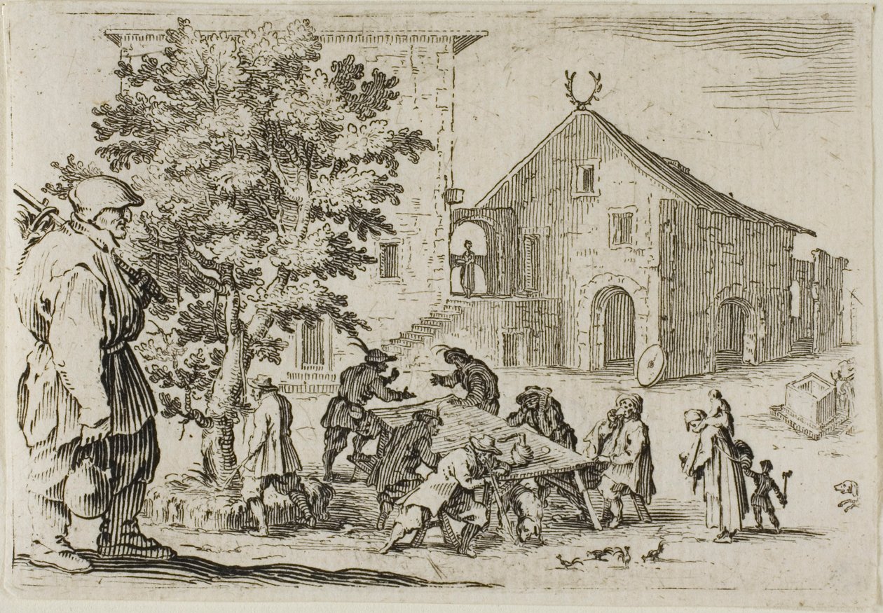 La posada, de Los Caprichos de Jacques Callot