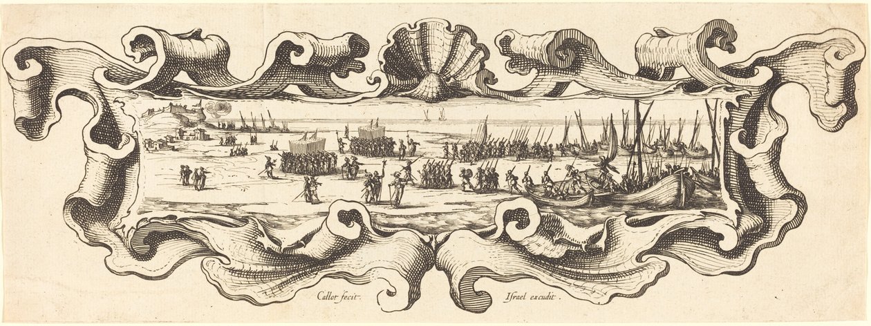El desembarco de las tropas de Jacques Callot