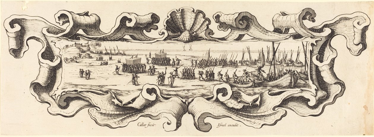 El desembarco de las tropas de Jacques Callot