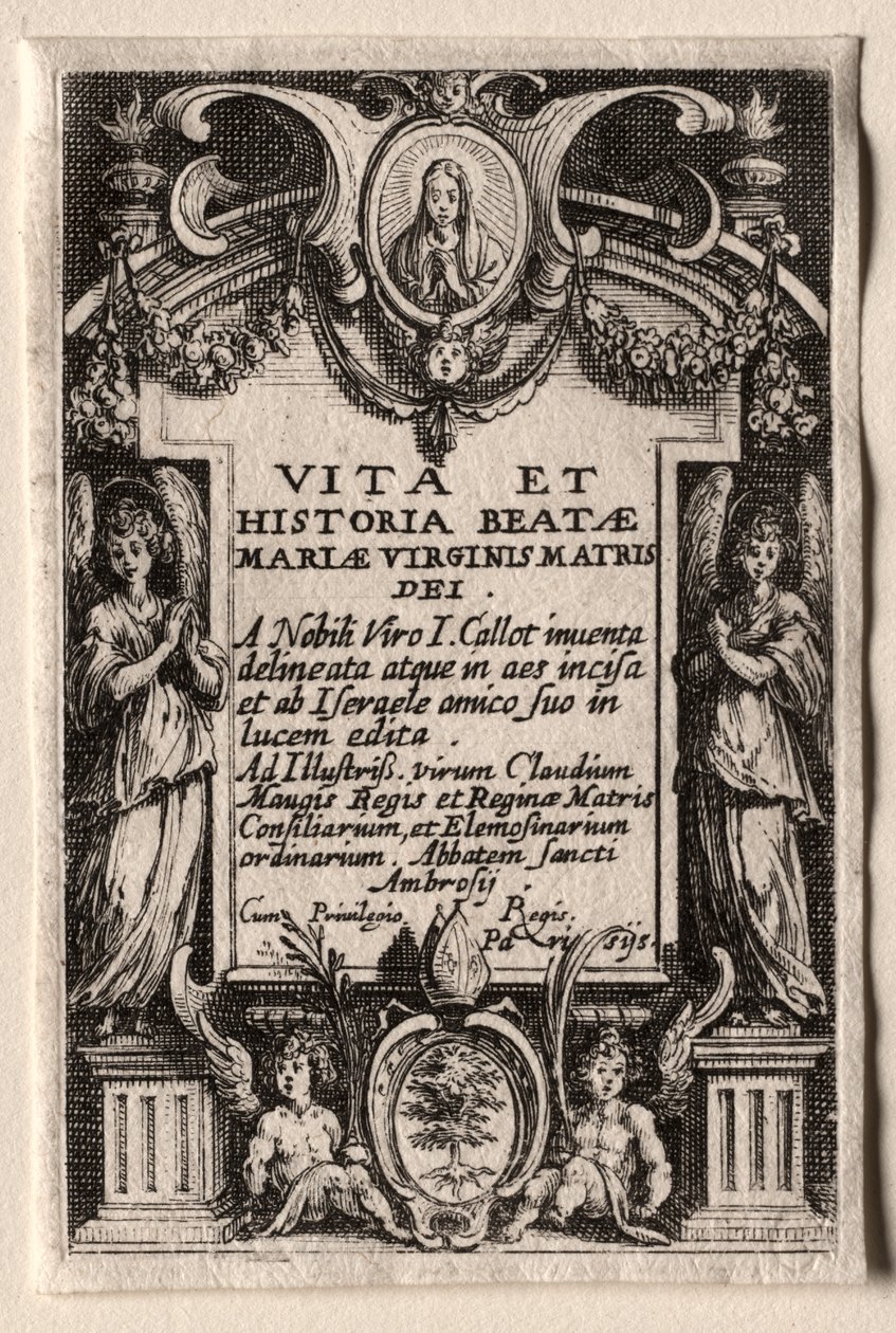 La vida de la Virgen de Jacques Callot