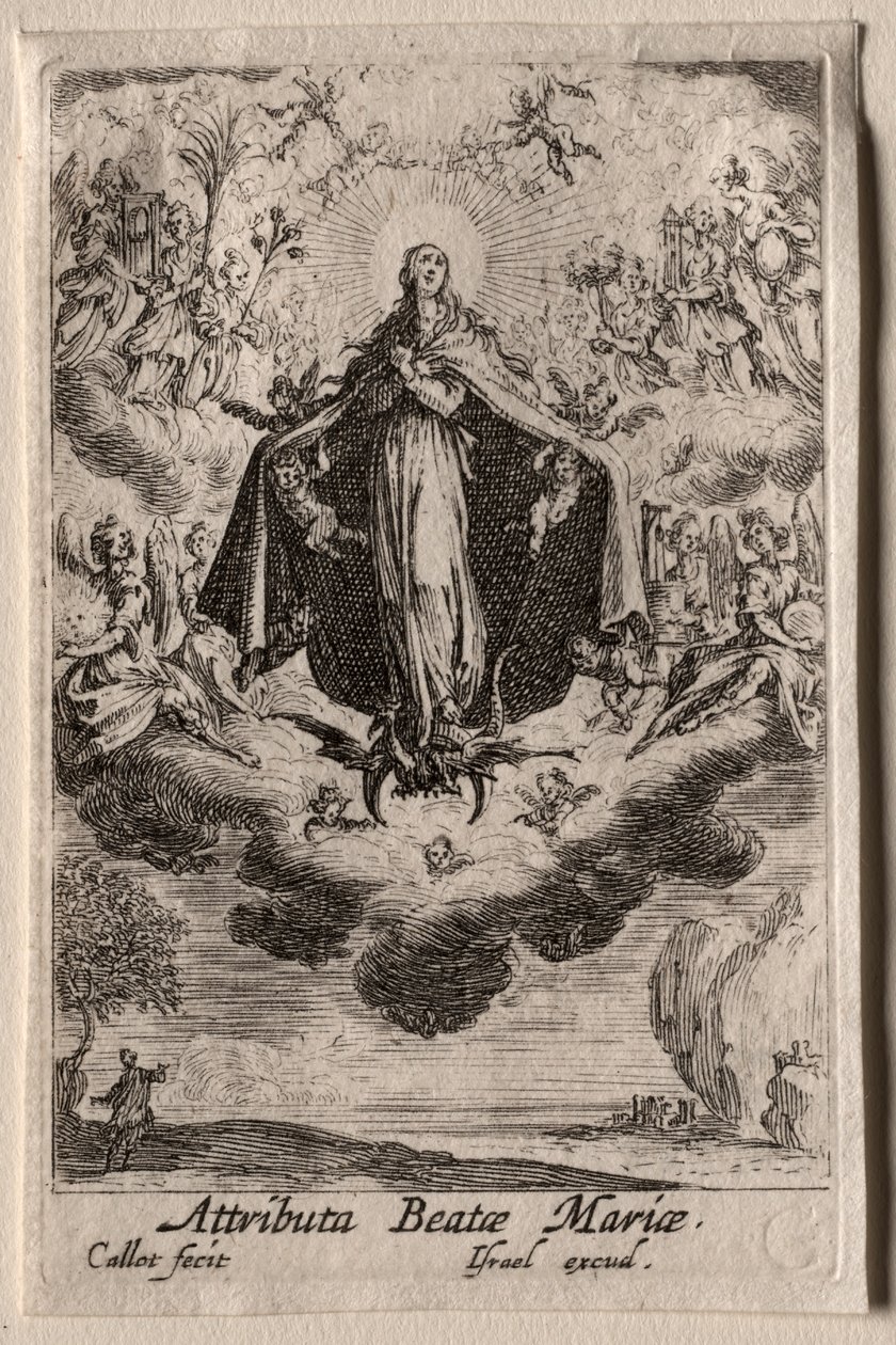 La Vida de la Virgen: Los Atributos de la Virgen de Jacques Callot