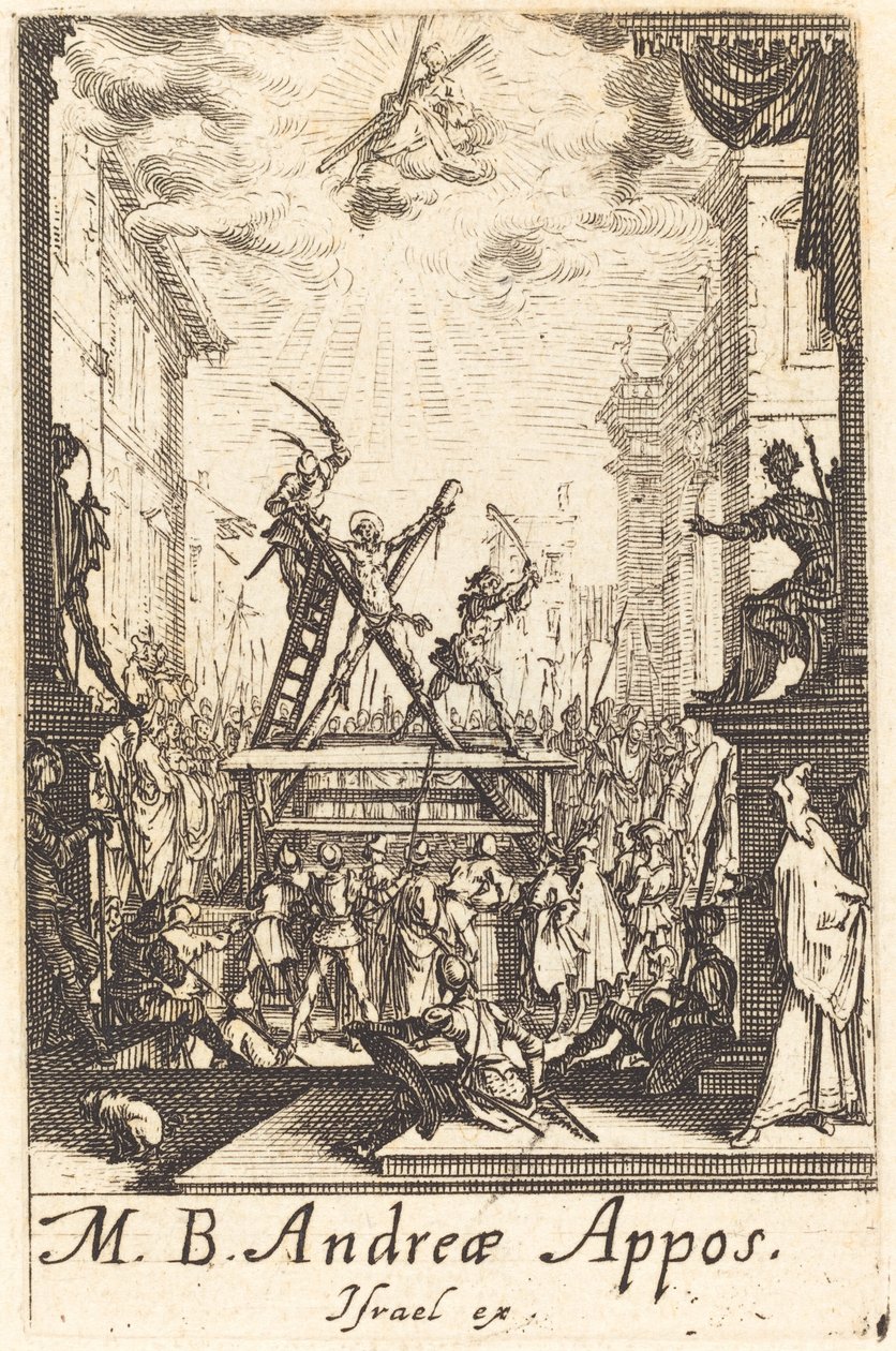 El martirio de San Andrés de Jacques Callot