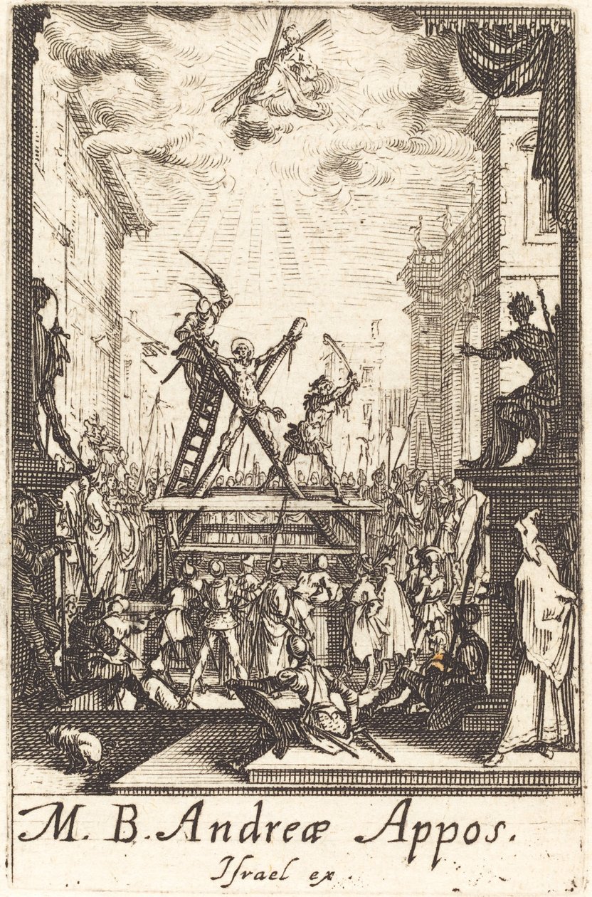 El martirio de San Andrés de Jacques Callot